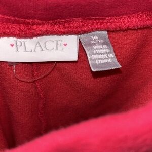 EUC girls youth 14 Children’s place red pants leggings sweats worn once.